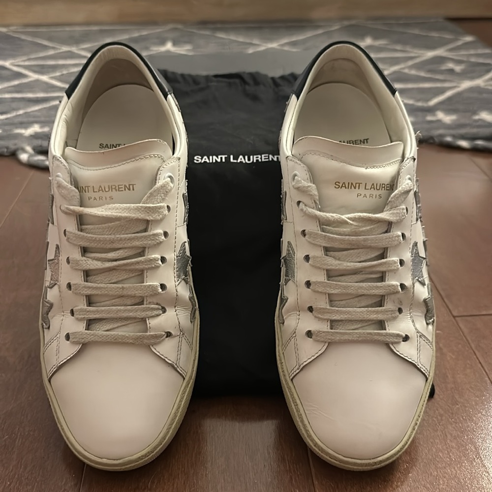 YSL  Court Metallic Star sneakers - Picture 4 of 11